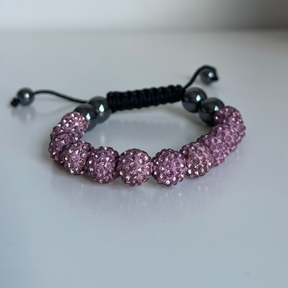 💕3/20$ NWOT Colourful Rhinestone Pavé Beaded Bracelet - Picture 1 of 3